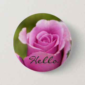 Chapa Redonda De 5 Cm Hello_Button