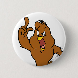 Chapa Redonda De 5 Cm Henery Hawk Yelling