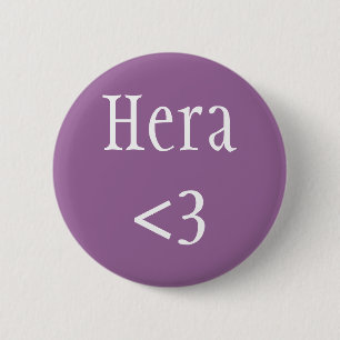 Chapa Redonda De 5 Cm Hera <3 Diosa Griega