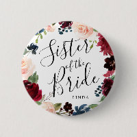 Hermana de la novia | Boda Burgundy Bouquet