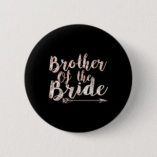 Chapa Redonda De 5 Cm Hermano Del Novio Boda Despedida De Soltero
