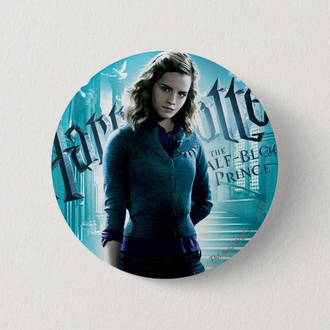 Chapa Redonda De 5 Cm Hermione Granger (Anverso)