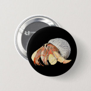 Chapa Redonda De 5 Cm Hermit Crab