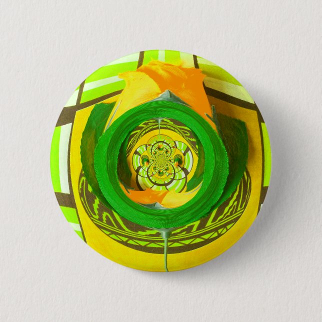 Chapa Redonda De 5 Cm Hermosa e impresionante jirafa ama a los animales  (Anverso)