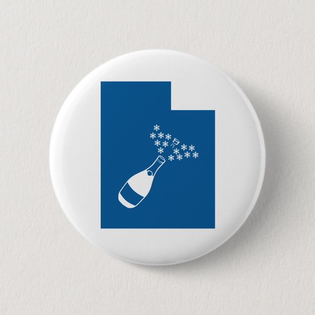 Chapa Redonda De 5 Cm Hermosa Utah (Anverso)