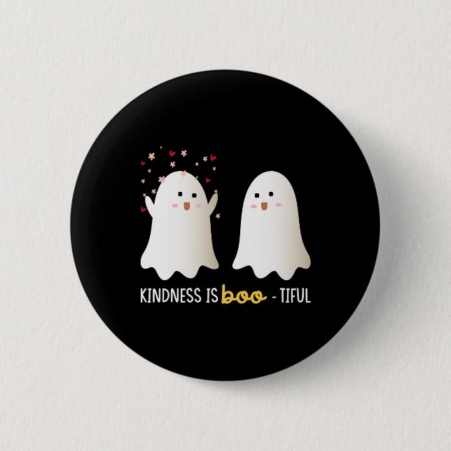 Chapa Redonda De 5 Cm Hermoso profesor es un fantasma fantasma para Hall (Anverso)