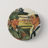 Héroes patrióticos vintage, militares con uniforme