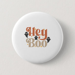 Chapa Redonda De 5 Cm Hey Boo Boho Halloween Hey Boo Ghost