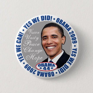 Chapa Redonda De 5 Cm hicimos sí a presidente Obama Button