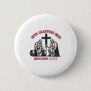 Chapa Redonda De 5 Cm Hierro Afila Hierro Biblia Escritura Cristiana Gim