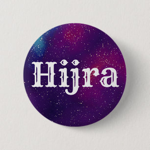 Chapa Redonda De 5 Cm Hijra Personalizable Galaxia Identidad