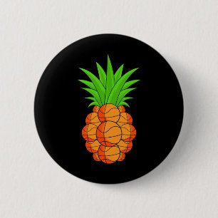 Chapa Redonda De 5 Cm hilarante piña única de baloncesto - g original