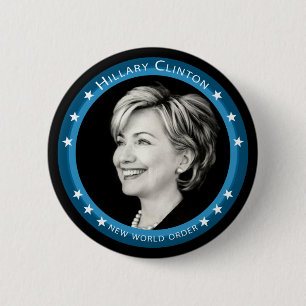 Chapa Redonda De 5 Cm hillary Clinton 08. pintoresco