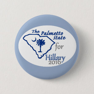 Chapa Redonda De 5 Cm Hillary Clinton 2016