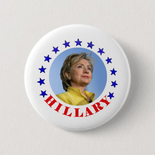 Chapa Redonda De 5 Cm Hillary Clinton para Presidenty 2016