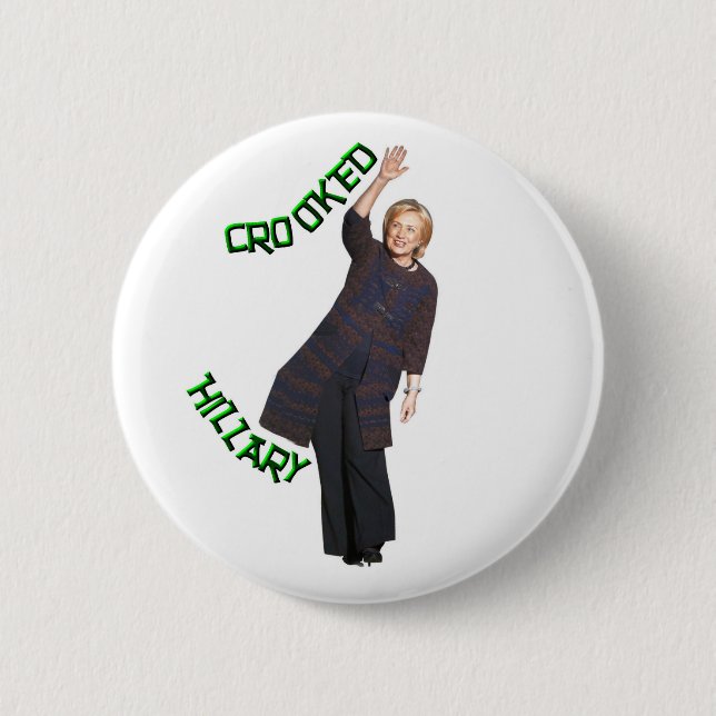 Chapa Redonda De 5 Cm Hillary torcida (Anverso)