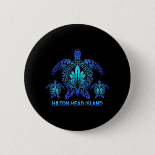 Chapa Redonda De 5 Cm Hilton Head Island South Carolina Turtle Souvenirs