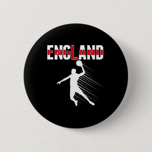 Chapa Redonda De 5 Cm Hinchas de cricket de Inglaterra Orgulloso juego d