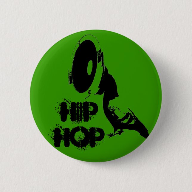 Chapa Redonda De 5 Cm hip-hop (Anverso)