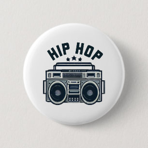 Chapa Redonda De 5 Cm Hip hop