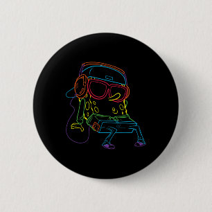 Chapa Redonda De 5 Cm Hip Hop de Squarepants