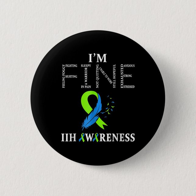 Chapa Redonda De 5 Cm Hipertensión Intracraneal Idiopática Sensibilizaci (Anverso)