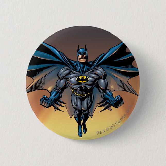 Chapa Redonda De 5 Cm Hiperunidad Batman - 15B (Anverso)