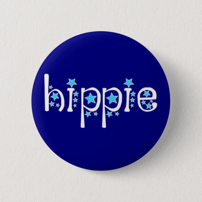 CHAPA REDONDA DE 5 CM HIPPIE (Anverso)