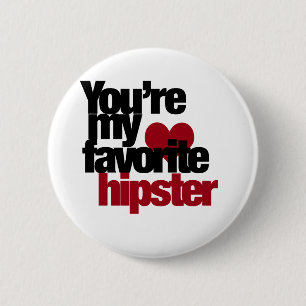 Chapa Redonda De 5 Cm Hipster favorito