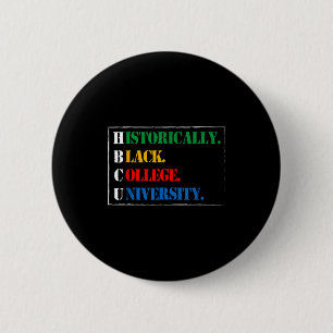 Chapa Redonda De 5 Cm Historia Negra Hbcu Universidad y Colegio Históric