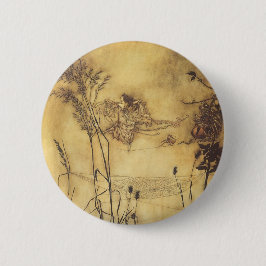 Chapa Redonda De 5 Cm Historieta de hadas vintage, cuerda de hadas por R