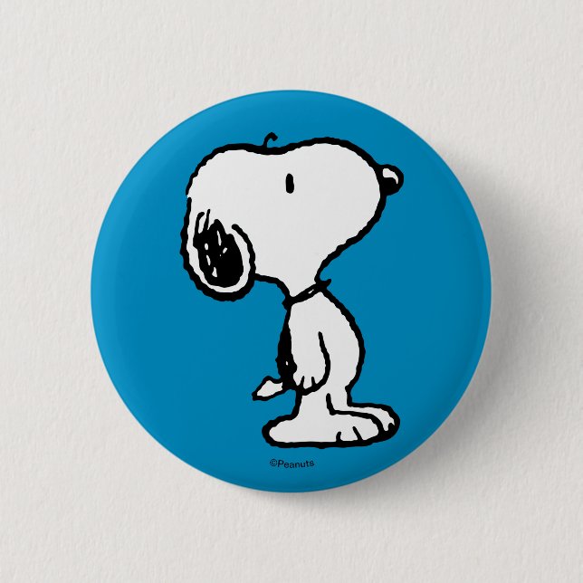 Chapa Redonda De 5 Cm Historietas clásicas de Snoopy (Anverso)