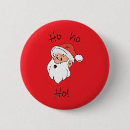 Chapa Redonda De 5 Cm Ho ho ho santa clause