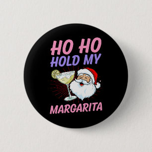 Chapa Redonda De 5 Cm Ho Ho Sostén Mi Margarita Navidad En Julio Vacacio