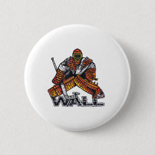Chapa Redonda De 5 Cm Hockey Goalie THE WALL goaltending