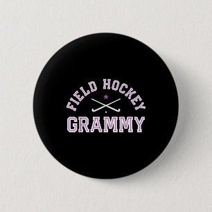 Chapa Redonda De 5 Cm Hockey sobre césped Grammy Abuela orgullosa Deport