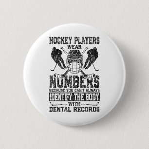 Chapa Redonda De 5 Cm Hockey sobre hielo Jugadores de hockey vintage lle
