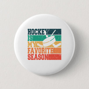 Chapa Redonda De 5 Cm Hockey sobre hielo para hombres mujeres niños Hock