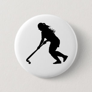 Chapa Redonda De 5 Cm Hockey sobre hierba