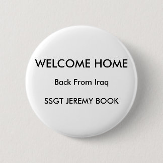 Chapa Redonda De 5 Cm HOGAR AGRADABLE, trasero del LIBRO de IraqSSGT