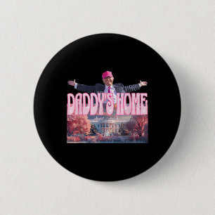 Chapa Redonda De 5 Cm Hogar Real Donald Pink Preppy Edgy Good Man Trump