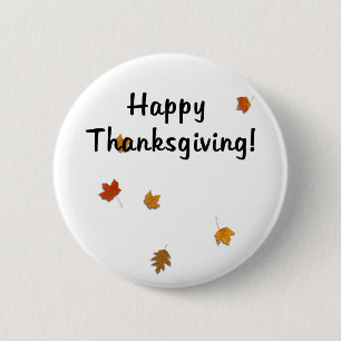 Chapa Redonda De 5 Cm Hojas de la cosecha