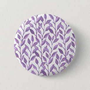 Chapa Redonda De 5 Cm Hojas de lavanda