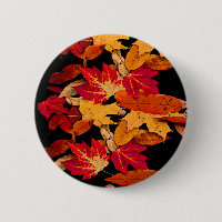 Hojas de otoño anaranjadas amarillas rojas de