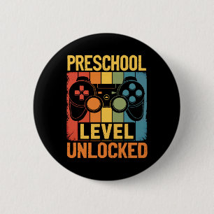 Chapa Redonda De 5 Cm Hola Nivel Preescolar Desbloqueado Videojuego De V