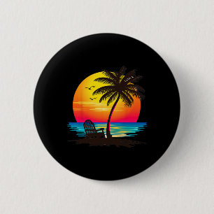 Chapa Redonda De 5 Cm Hola Vibraciones De Verano Vacaciones Hombres Muje