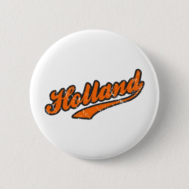 Chapa Redonda De 5 Cm Holanda (Anverso)