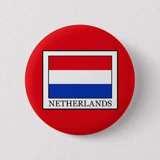 Chapa Redonda De 5 Cm Holanda (Anverso)
