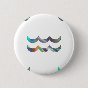 Chapa Redonda De 5 Cm holograma Aquarius