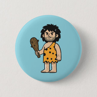 Chapa Redonda De 5 Cm hombre de la cueva Throk